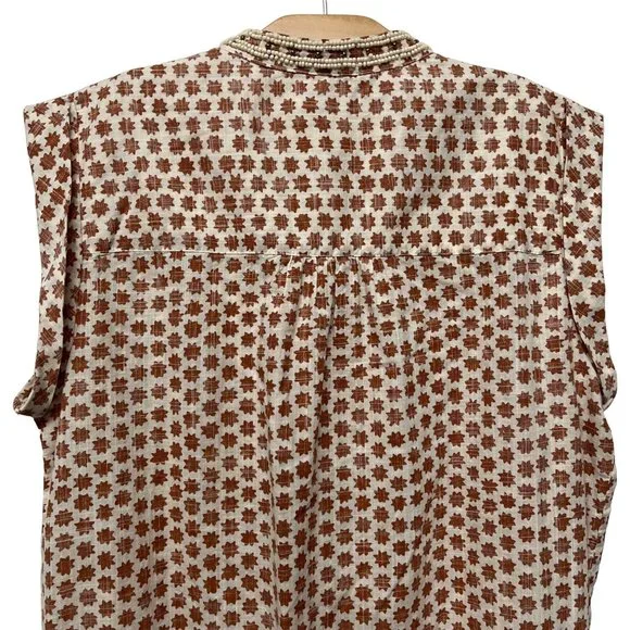 Maison Scotch & Soda SIZE 4 6 Small 1 Sahara Social Boho Beaded Romper Jumpsuit - Picture 9 of 12